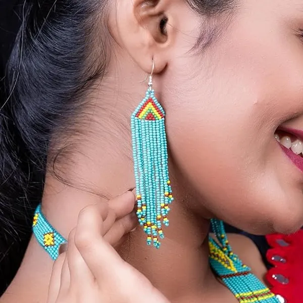 Handcrafted_Floral_Geometric_Seed_Bead_Necklace_Earring_Set_Tribal_Boho_Long_Beaded_Jewellery_Ethnic_Statement_Necklace_For_Women_Navratri_Diwali_Gift_17_Designs