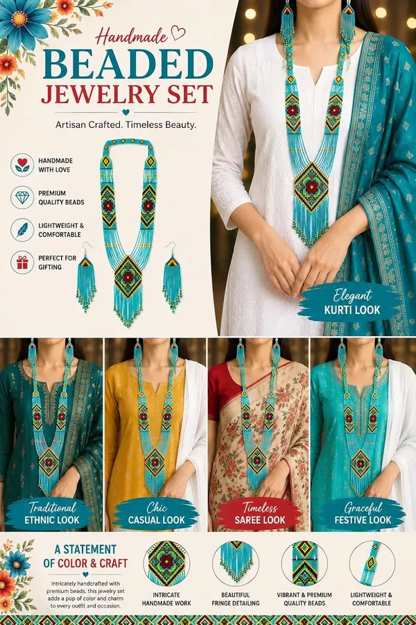 Handcrafted_Floral_Geometric_Seed_Bead_Necklace_Earring_Set_Tribal_Boho_Long_Beaded_Jewellery_Ethnic_Statement_Necklace_For_Women_Navratri_Diwali_Gift_17_Designs