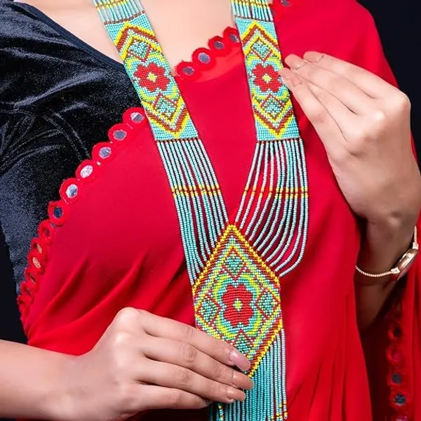 Handcrafted_Floral_Geometric_Seed_Bead_Necklace_Earring_Set_Tribal_Boho_Long_Beaded_Jewellery_Ethnic_Statement_Necklace_For_Women_Navratri_Diwali_Gift_17_Designs