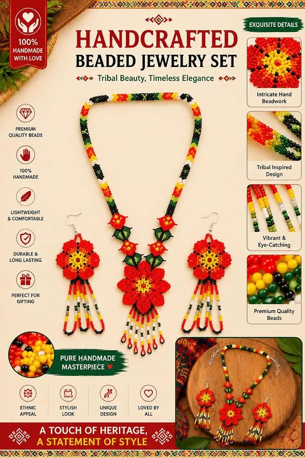 Handcrafted_Floral_Geometric_Seed_Bead_Necklace_Earring_Set_Tribal_Boho_Long_Beaded_Jewellery_Ethnic_Statement_Necklace_For_Women_Navratri_Diwali_Gift_17_Designs