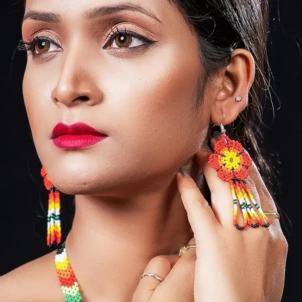 Handcrafted_Floral_Geometric_Seed_Bead_Necklace_Earring_Set_Tribal_Boho_Long_Beaded_Jewellery_Ethnic_Statement_Necklace_For_Women_Navratri_Diwali_Gift_17_Designs