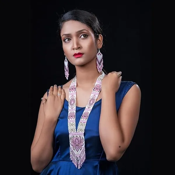 Handcrafted_Floral_Geometric_Seed_Bead_Necklace_Earring_Set_Tribal_Boho_Long_Beaded_Jewellery_Ethnic_Statement_Necklace_For_Women_Navratri_Diwali_Gift_17_Designs