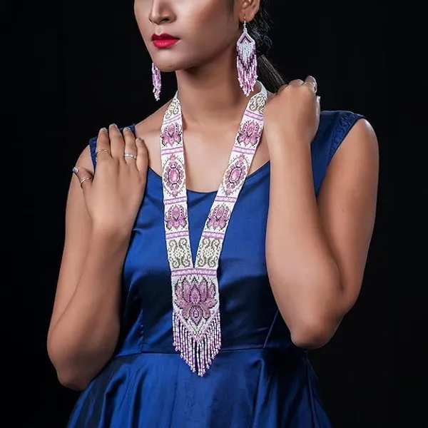 Handcrafted_Floral_Geometric_Seed_Bead_Necklace_Earring_Set_Tribal_Boho_Long_Beaded_Jewellery_Ethnic_Statement_Necklace_For_Women_Navratri_Diwali_Gift_17_Designs