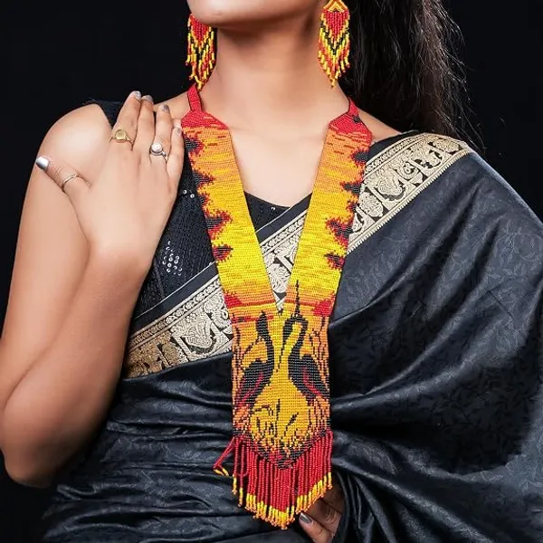 Handcrafted_Floral_Geometric_Seed_Bead_Necklace_Earring_Set_Tribal_Boho_Long_Beaded_Jewellery_Ethnic_Statement_Necklace_For_Women_Navratri_Diwali_Gift_17_Designs