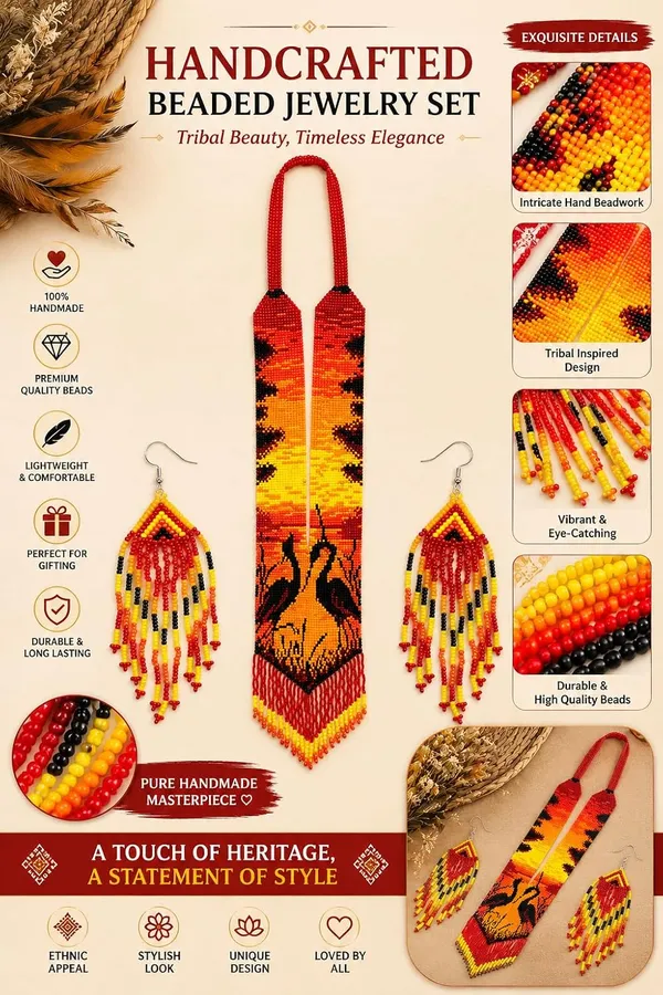 Handcrafted_Floral_Geometric_Seed_Bead_Necklace_Earring_Set_Tribal_Boho_Long_Beaded_Jewellery_Ethnic_Statement_Necklace_For_Women_Navratri_Diwali_Gift_17_Designs