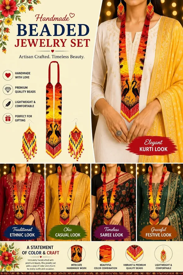 Handcrafted_Floral_Geometric_Seed_Bead_Necklace_Earring_Set_Tribal_Boho_Long_Beaded_Jewellery_Ethnic_Statement_Necklace_For_Women_Navratri_Diwali_Gift_17_Designs