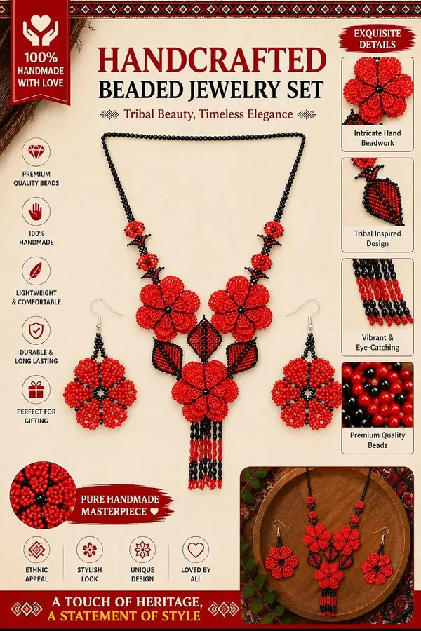 Handcrafted_Floral_Geometric_Seed_Bead_Necklace_Earring_Set_Tribal_Boho_Long_Beaded_Jewellery_Ethnic_Statement_Necklace_For_Women_Navratri_Diwali_Gift_17_Designs