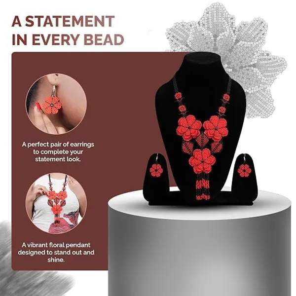 Handcrafted_Floral_Geometric_Seed_Bead_Necklace_Earring_Set_Tribal_Boho_Long_Beaded_Jewellery_Ethnic_Statement_Necklace_For_Women_Navratri_Diwali_Gift_17_Designs