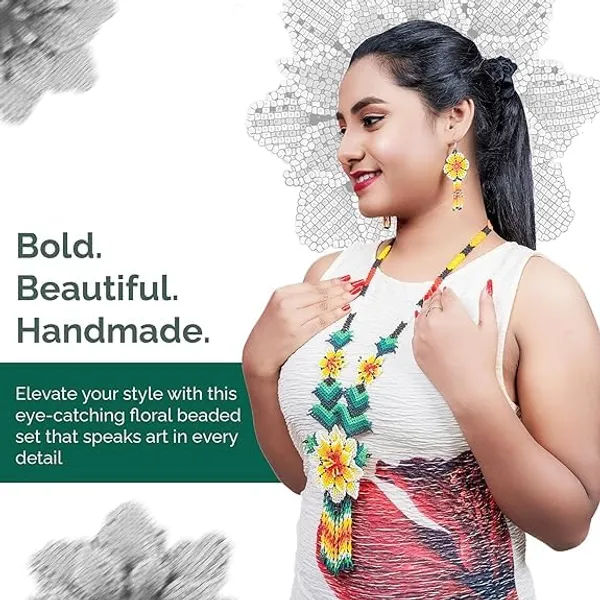 Handcrafted_Floral_Geometric_Seed_Bead_Necklace_Earring_Set_Tribal_Boho_Long_Beaded_Jewellery_Ethnic_Statement_Necklace_For_Women_Navratri_Diwali_Gift_17_Designs