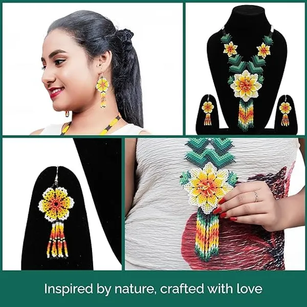 Handcrafted_Floral_Geometric_Seed_Bead_Necklace_Earring_Set_Tribal_Boho_Long_Beaded_Jewellery_Ethnic_Statement_Necklace_For_Women_Navratri_Diwali_Gift_17_Designs