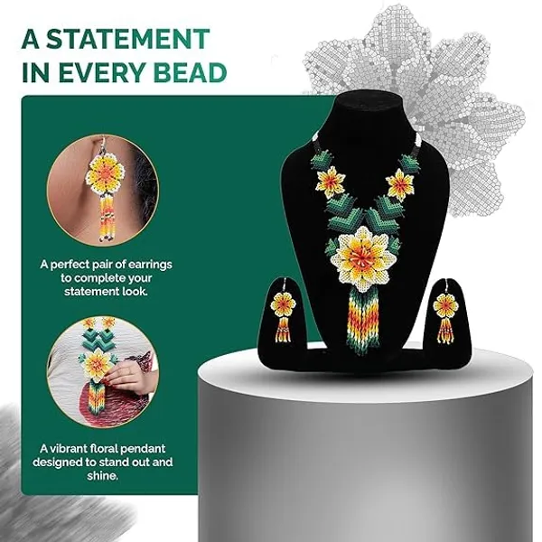Handcrafted_Floral_Geometric_Seed_Bead_Necklace_Earring_Set_Tribal_Boho_Long_Beaded_Jewellery_Ethnic_Statement_Necklace_For_Women_Navratri_Diwali_Gift_17_Designs