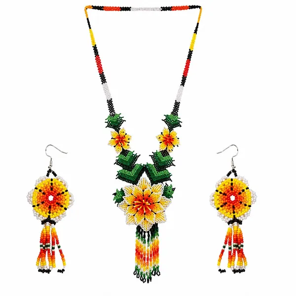 Handcrafted_Floral_Geometric_Seed_Bead_Necklace_Earring_Set_Tribal_Boho_Long_Beaded_Jewellery_Ethnic_Statement_Necklace_For_Women_Navratri_Diwali_Gift_17_Designs