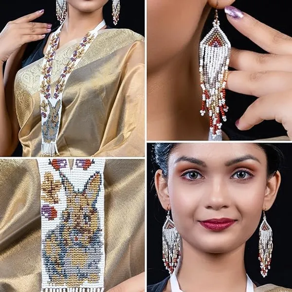 Handcrafted_Floral_Geometric_Seed_Bead_Necklace_Earring_Set_Tribal_Boho_Long_Beaded_Jewellery_Ethnic_Statement_Necklace_For_Women_Navratri_Diwali_Gift_17_Designs
