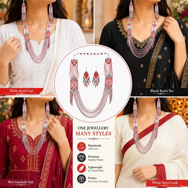 Handcrafted_Floral_Geometric_Seed_Bead_Necklace_Earring_Set_Tribal_Boho_Long_Beaded_Jewellery_Ethnic_Statement_Necklace_For_Women_Navratri_Diwali_Gift_17_Designs