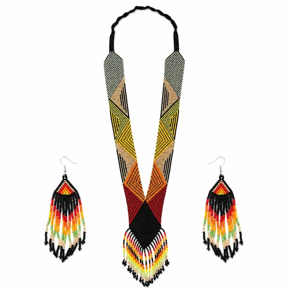 Handcrafted_Floral_Geometric_Seed_Bead_Necklace_Earring_Set_Tribal_Boho_Long_Beaded_Jewellery_Ethnic_Statement_Necklace_For_Women_Navratri_Diwali_Gift_17_Designs