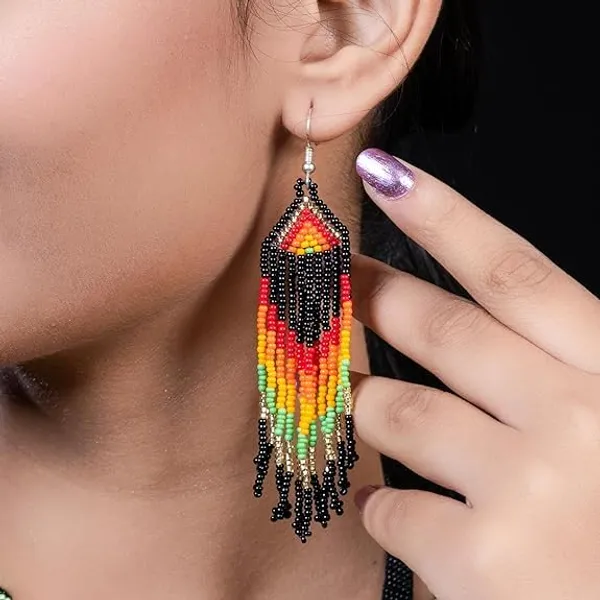 Handcrafted_Floral_Geometric_Seed_Bead_Necklace_Earring_Set_Tribal_Boho_Long_Beaded_Jewellery_Ethnic_Statement_Necklace_For_Women_Navratri_Diwali_Gift_17_Designs