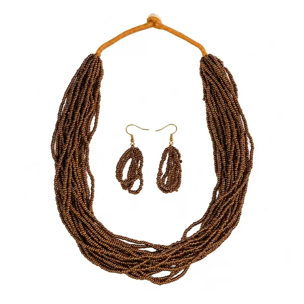 Product_Summary_Beadnest_Multi_Strand_Seed_Bead_Cascade_Necklace_Earrings_Set_Available_In_12_Vibrant_Colours_Handmade_Boho_Layered_Statement_Jewellery_For_Women_Adjustable_Ethnic_Tribal_Necklace_For_Festive