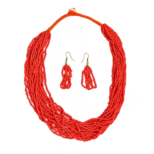 Product_Summary_Beadnest_Multi_Strand_Seed_Bead_Cascade_Necklace_Earrings_Set_Available_In_12_Vibrant_Colours_Handmade_Boho_Layered_Statement_Jewellery_For_Women_Adjustable_Ethnic_Tribal_Necklace_For_Festive