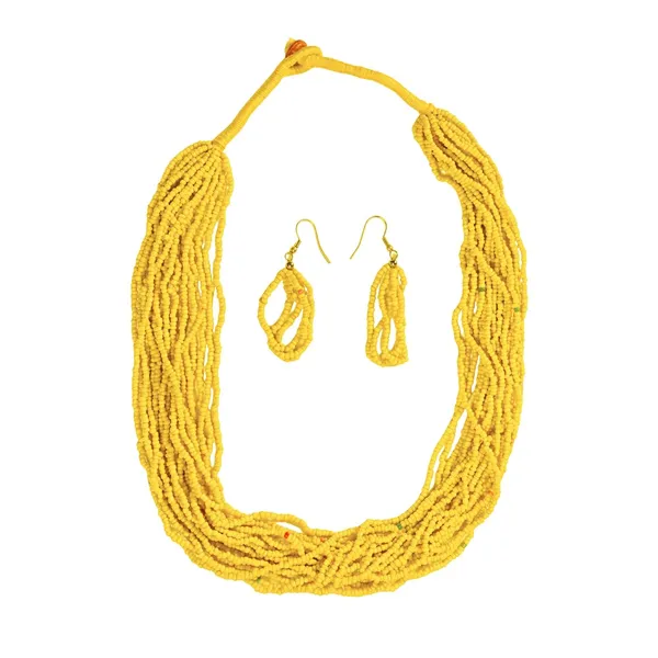 Product_Summary_Beadnest_Multi_Strand_Seed_Bead_Cascade_Necklace_Earrings_Set_Available_In_12_Vibrant_Colours_Handmade_Boho_Layered_Statement_Jewellery_For_Women_Adjustable_Ethnic_Tribal_Necklace_For_Festive
