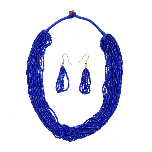 Product_Summary_Beadnest_Multi_Strand_Seed_Bead_Cascade_Necklace_Earrings_Set_Available_In_12_Vibrant_Colours_Handmade_Boho_Layered_Statement_Jewellery_For_Women_Adjustable_Ethnic_Tribal_Necklace_For_Festive