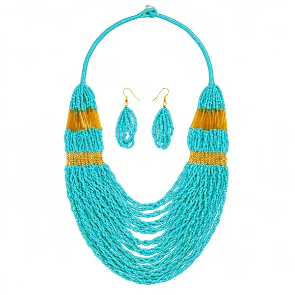 Product_Summary_Beadnest_Graduated_Fringe_Bib_Necklace_Earrings_Set_Available_In_12_Vibrant_Colours_Handmade_Multi_Layer_Seed_Bead_Statement_Jewellery_For_Women_Boho_Tribal_Necklace