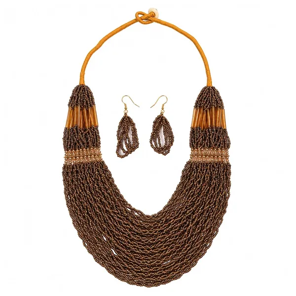 Product_Summary_Beadnest_Graduated_Fringe_Bib_Necklace_Earrings_Set_Available_In_12_Vibrant_Colours_Handmade_Multi_Layer_Seed_Bead_Statement_Jewellery_For_Women_Boho_Tribal_Necklace