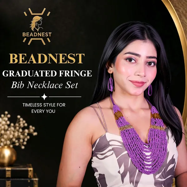 Product_Summary_Beadnest_Graduated_Fringe_Bib_Necklace_Earrings_Set_Available_In_12_Vibrant_Colours_Handmade_Multi_Layer_Seed_Bead_Statement_Jewellery_For_Women_Boho_Tribal_Necklace