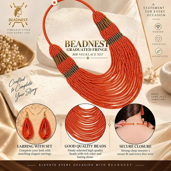Product_Summary_Beadnest_Graduated_Fringe_Bib_Necklace_Earrings_Set_Available_In_12_Vibrant_Colours_Handmade_Multi_Layer_Seed_Bead_Statement_Jewellery_For_Women_Boho_Tribal_Necklace