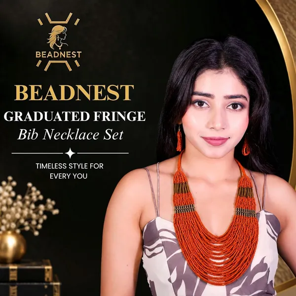 Product_Summary_Beadnest_Graduated_Fringe_Bib_Necklace_Earrings_Set_Available_In_12_Vibrant_Colours_Handmade_Multi_Layer_Seed_Bead_Statement_Jewellery_For_Women_Boho_Tribal_Necklace