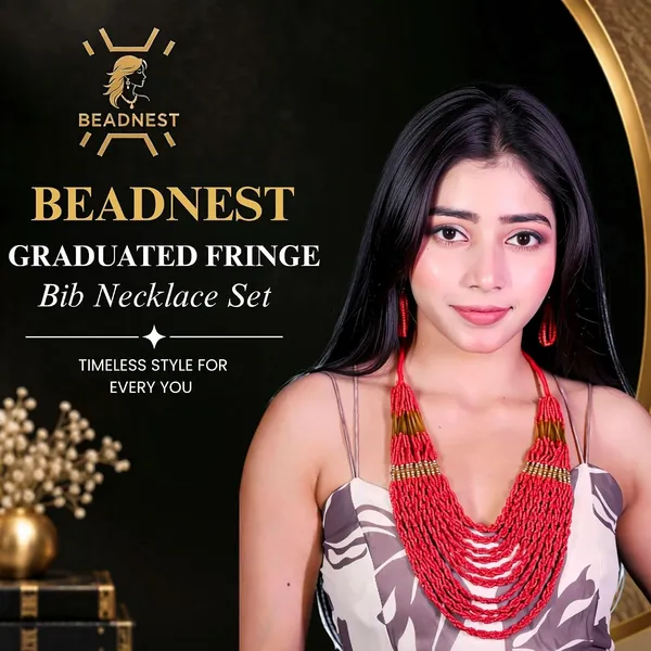 Product_Summary_Beadnest_Graduated_Fringe_Bib_Necklace_Earrings_Set_Available_In_12_Vibrant_Colours_Handmade_Multi_Layer_Seed_Bead_Statement_Jewellery_For_Women_Boho_Tribal_Necklace