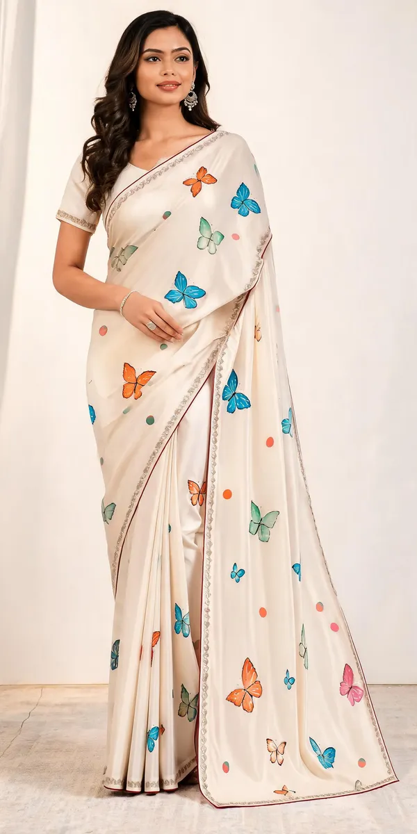 Cream_Silk_Digital_Printed_Saree_For_Women