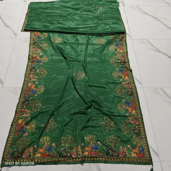 Green_Silk_Embroidered_Saree_For_Women