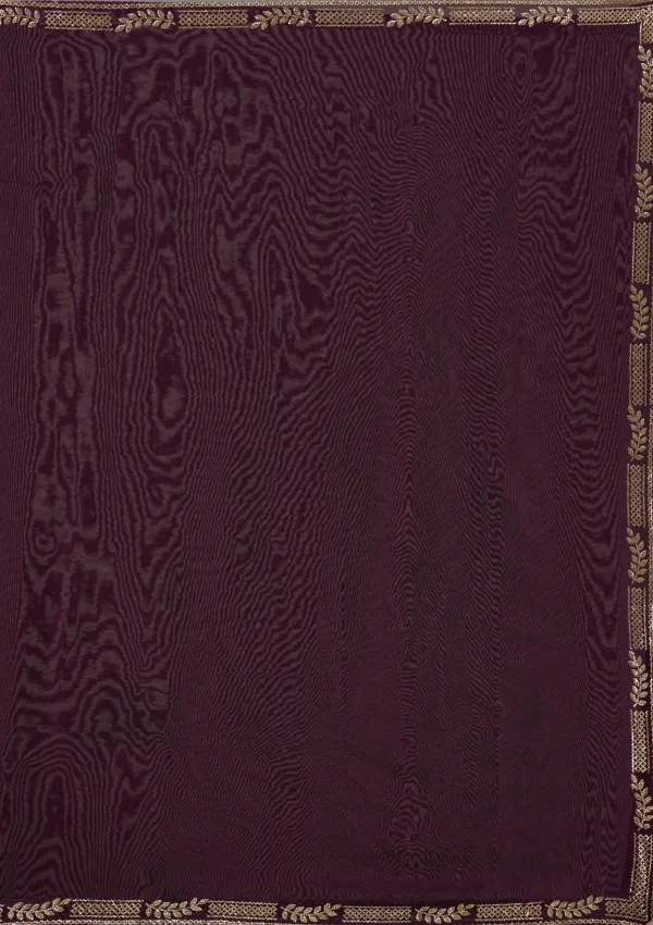 Wine_Silk_Stonework_Saree_For_Women
