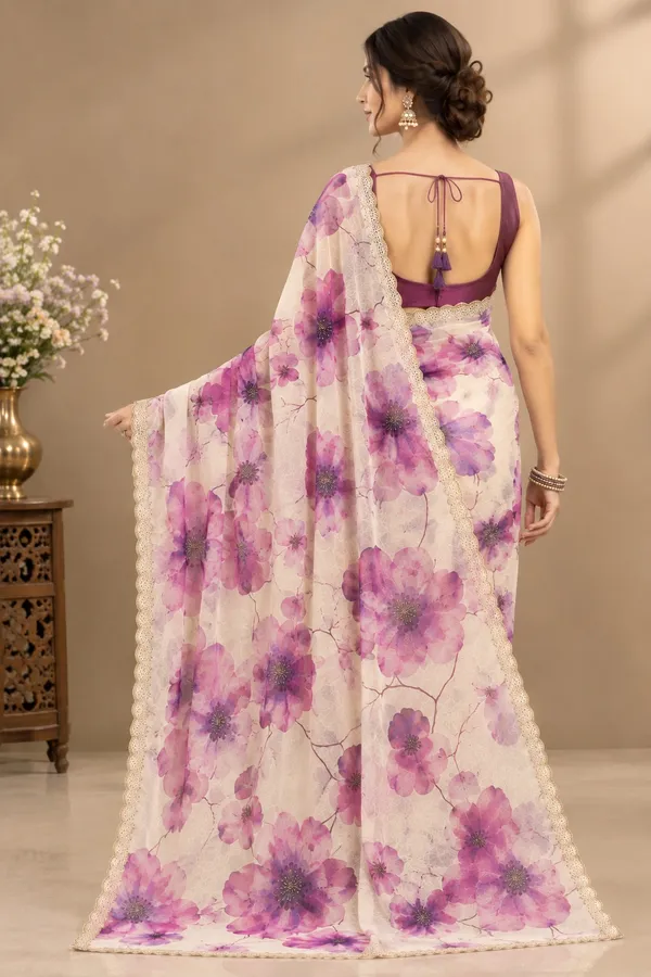 Cream_Silk_Floral_Digital_Printed_Saree_For_Women