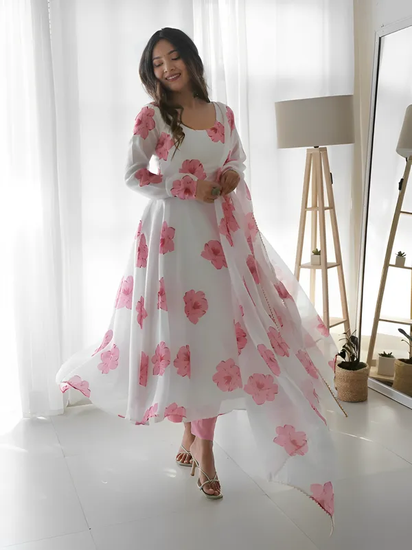White_Georgette_Gown_with_Dupatta_for_Women