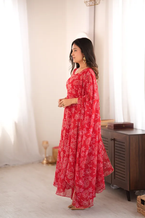 Red_Georgette_Gown_with_Dupatta_for_Women