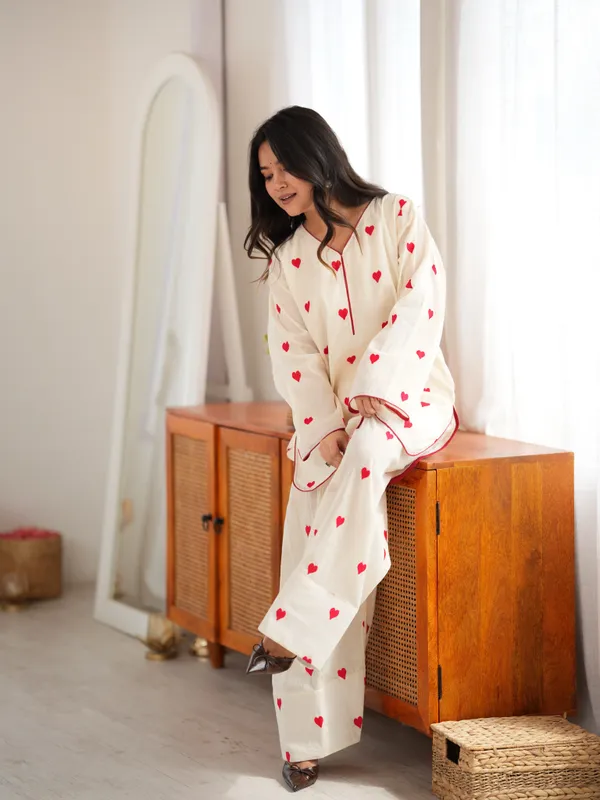 Cream_Cotton_Kurta_Palazzo_Co-ord_Set_for_Women