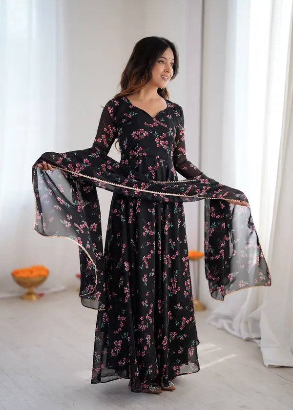 Black_Georgette_Gown_with_Dupatta_for_Women