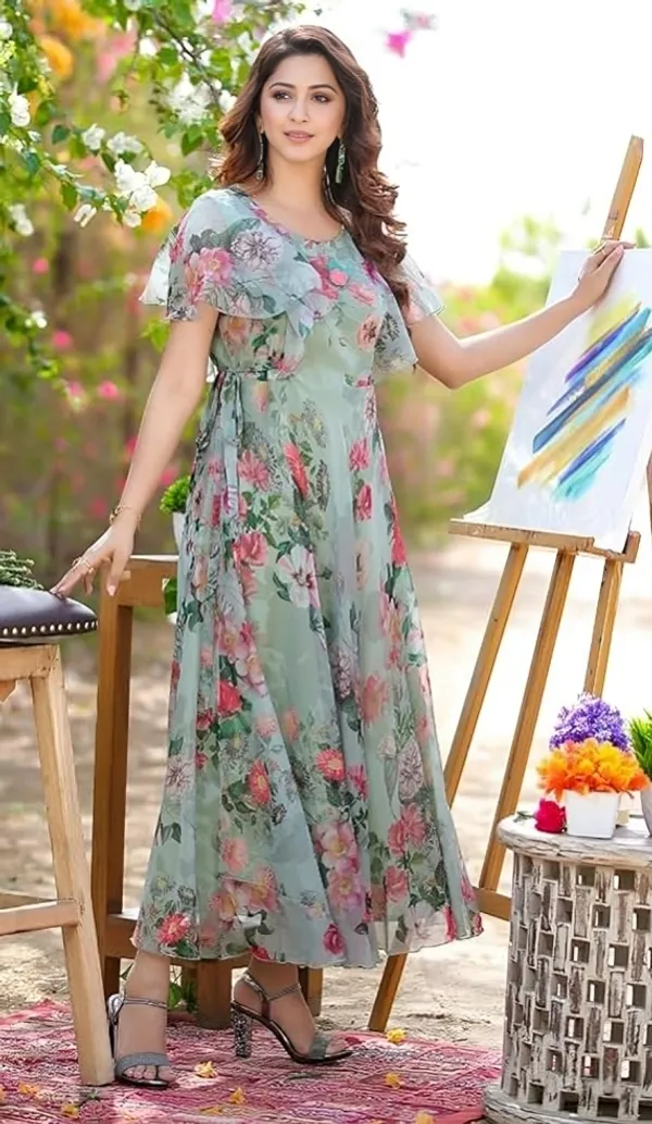 Light_Green_Georgette_Dress_for_Women