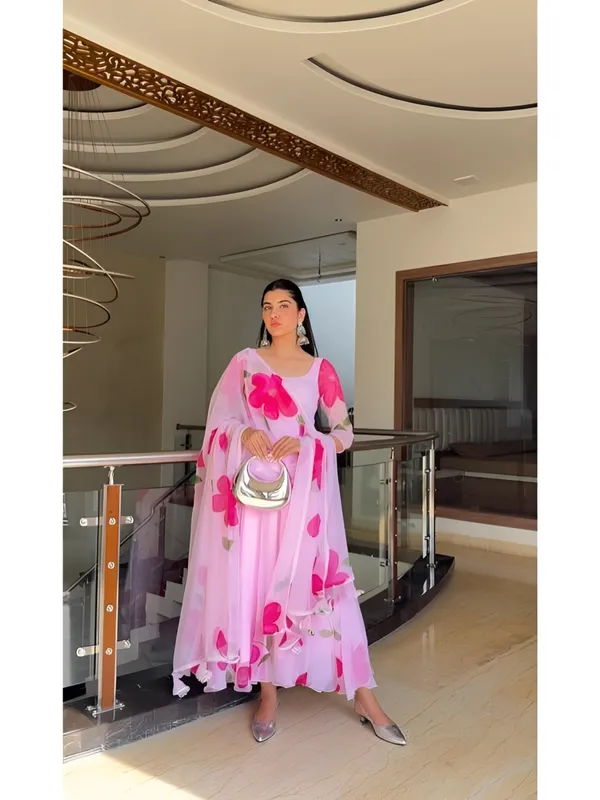 Pink_Georgette_Gown_with_Dupatta_for_Women
