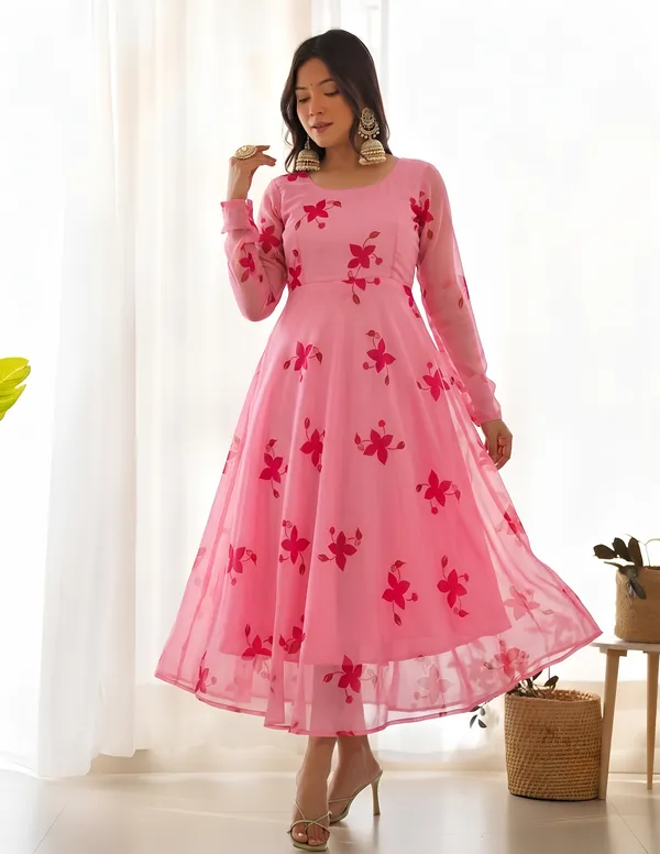 Pink_Georgette_Gown_with_Dupatta_for_Women