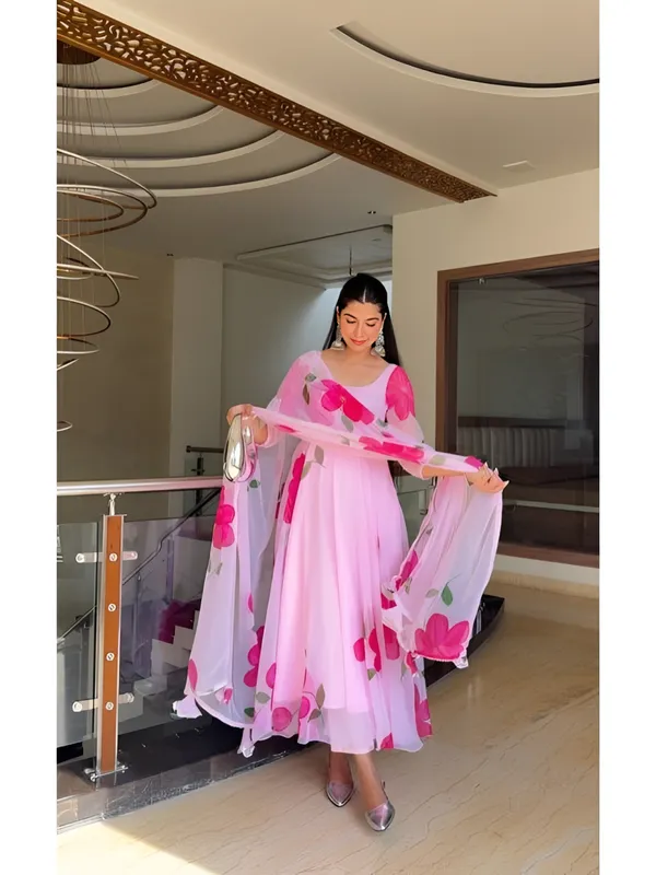 Pink_Georgette_Gown_with_Dupatta_for_Women