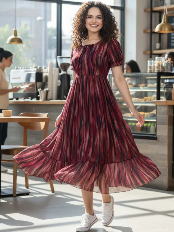 Maroon_Georgette_Gown_for_Women
