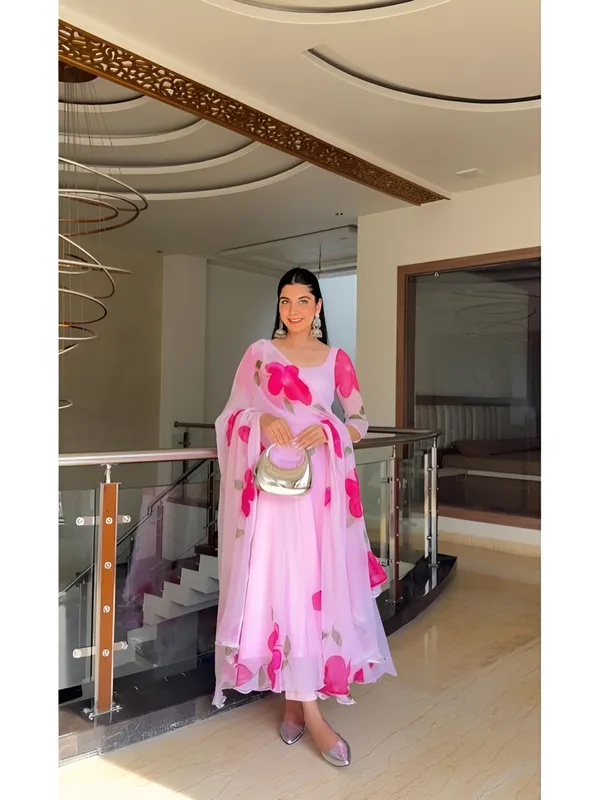 Pink_Georgette_Gown_with_Dupatta_for_Women