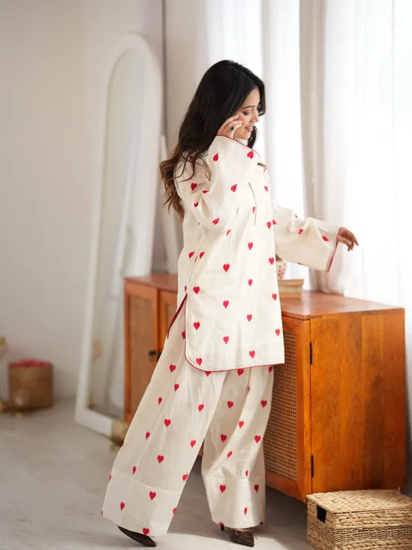 Cream_Cotton_Kurta_Palazzo_Co-ord_Set_for_Women