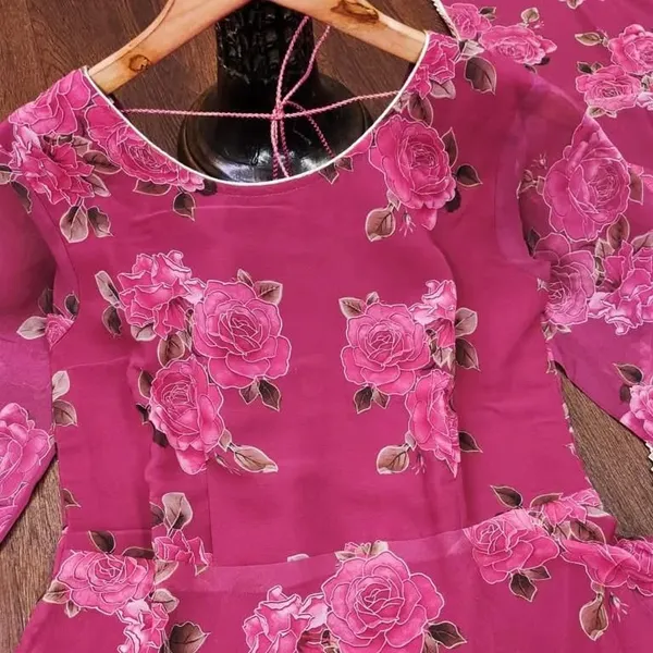 Pink_Georgette_Gown_With_Dupatta_For_Women