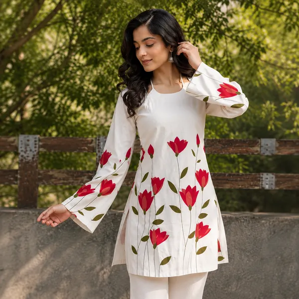 White_Cotton_Kurta_Palazzo_Co-ord_Set_for_Women