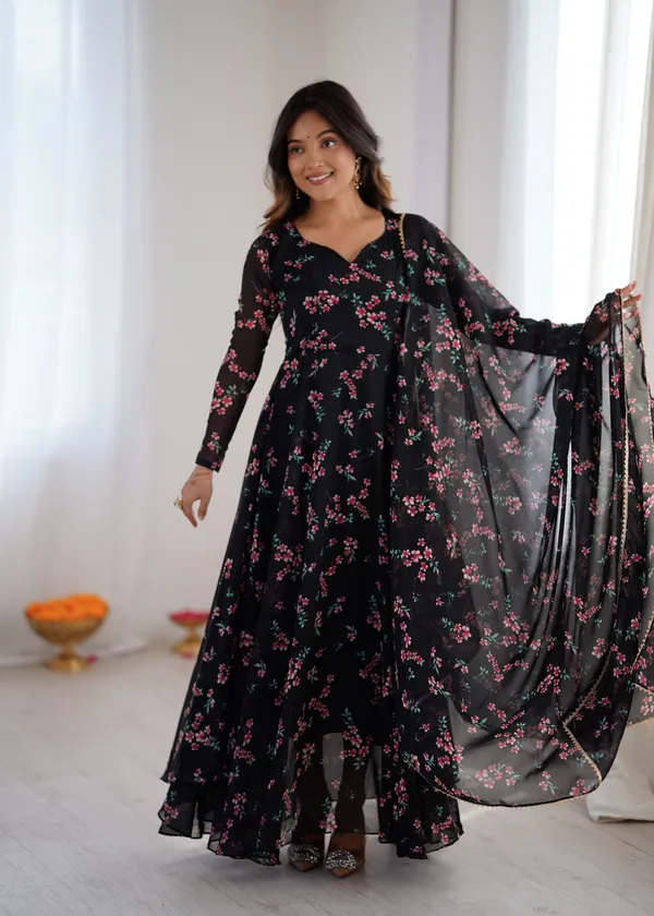 Black_Georgette_Gown_with_Dupatta_for_Women
