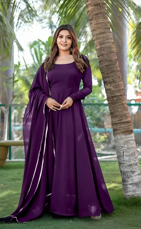 Purple_Georgette_Gown_with_Dupatta_for_Women