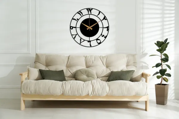 Metal_Arabic_Numbers_Wall_Clock
